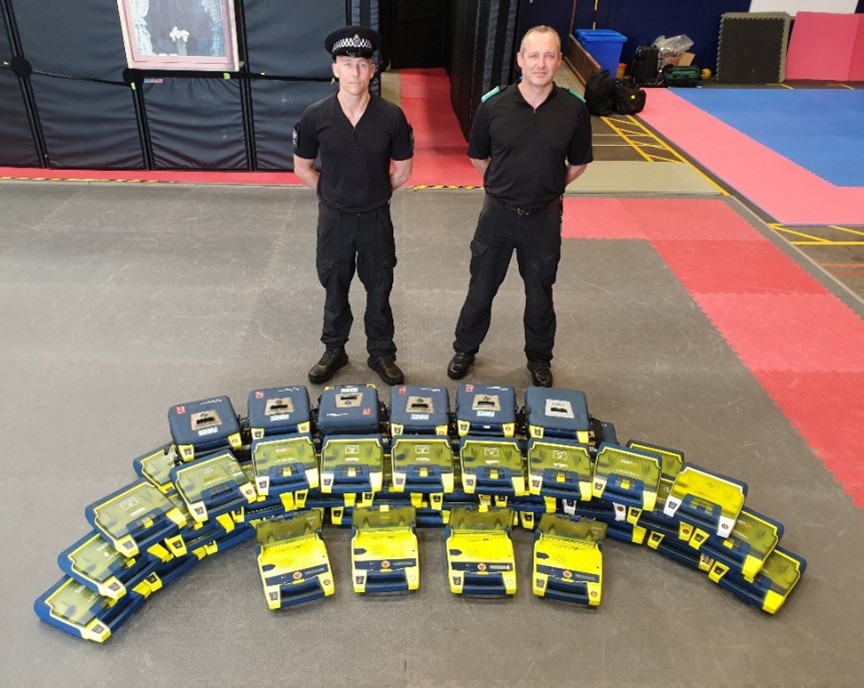 Sergeant Lewis McQueen and First Aid Co-ordinator Matt Lydford .jpg